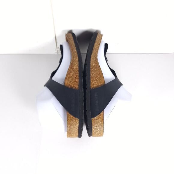 Birkenstock Women's Gizeh EU37 US6 Black Birko-Flor T-strap Thong Sandals Shoes - Picture 10 of 16